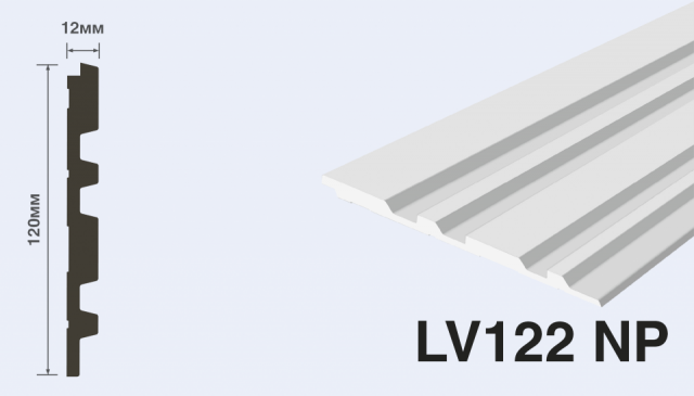 Стеновая панель высокой прочности HIWOOD LV122NP